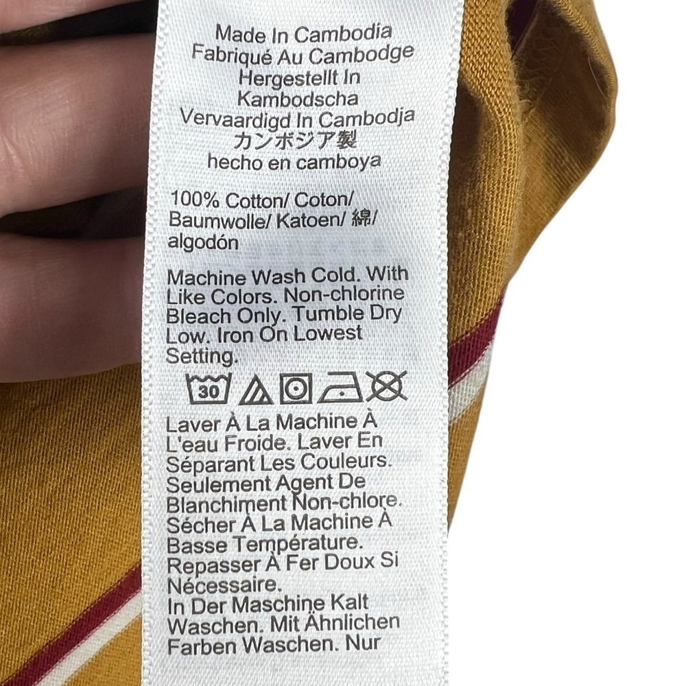 BEAMS Plus for J.Crew "Old Boy Surf Club" Crewneck Striped Short Sleeve Tee - Picture 4 of 9